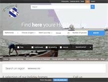 Tablet Screenshot of holidayfriesland.com